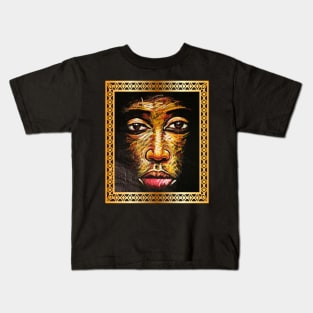 African Man, African Artwork, Black History Kids T-Shirt